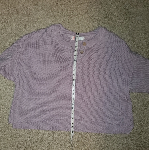 Free People Beach Cotton Pullover Relaxed Hailee Sweater - Picture 5 of 8